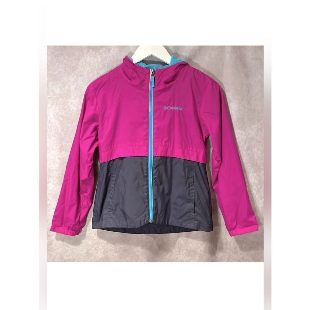 Columbia Kids' Fuchsia and Navy windbreaker size medium